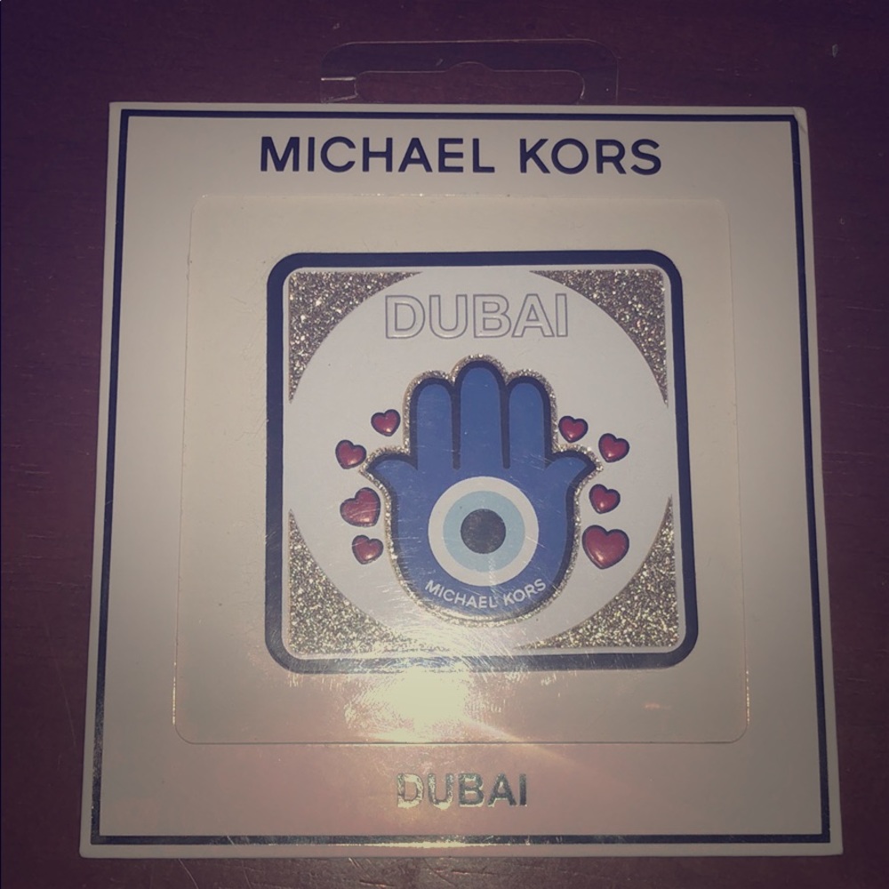 Michael Kors leather sticker